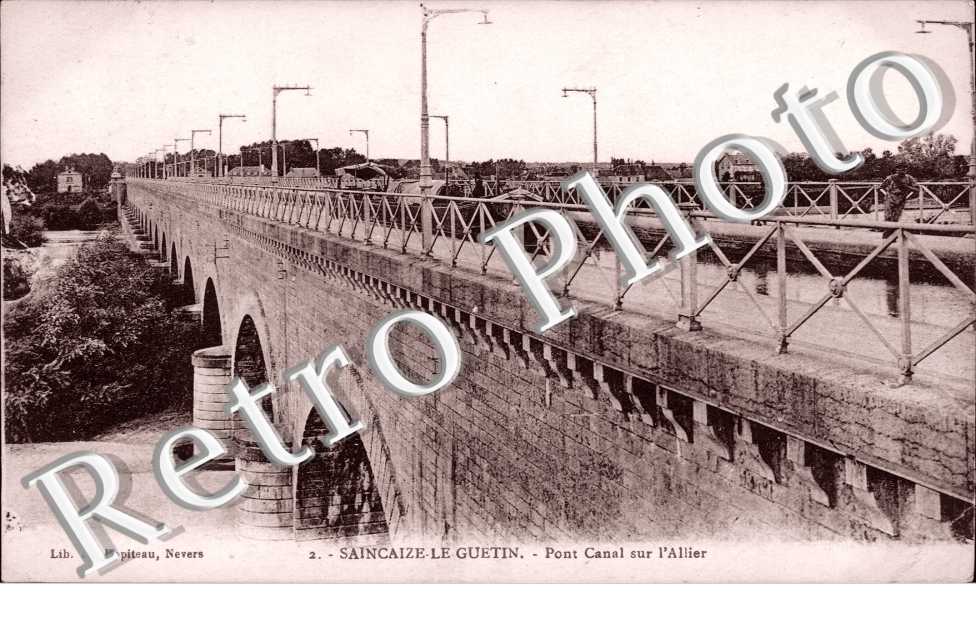 Pont canal sur l'Allier