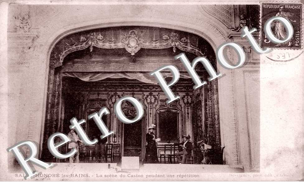 Scene du Casino pendant une repetition