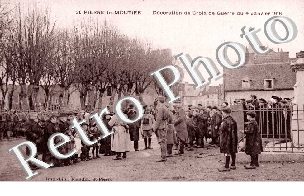 decoration de croix de guerre du 4 janvier 1916