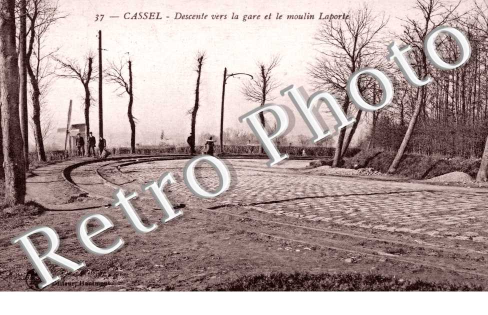 Descente vers la Gare et le Moulin Laporte
