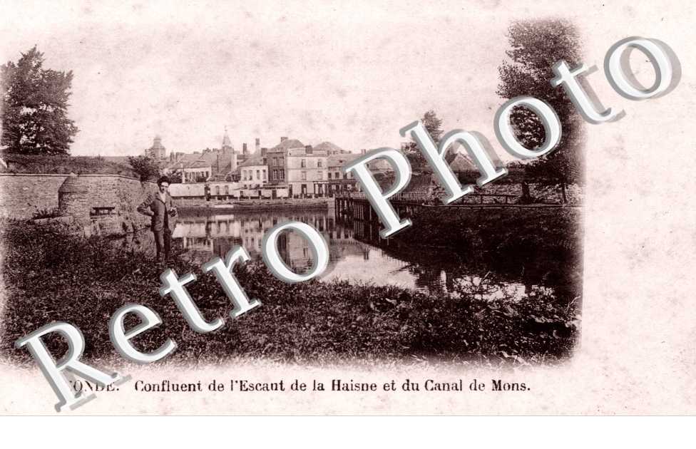 Confluent de l&#039;Escaut de la Haisne et du Canal de Mons