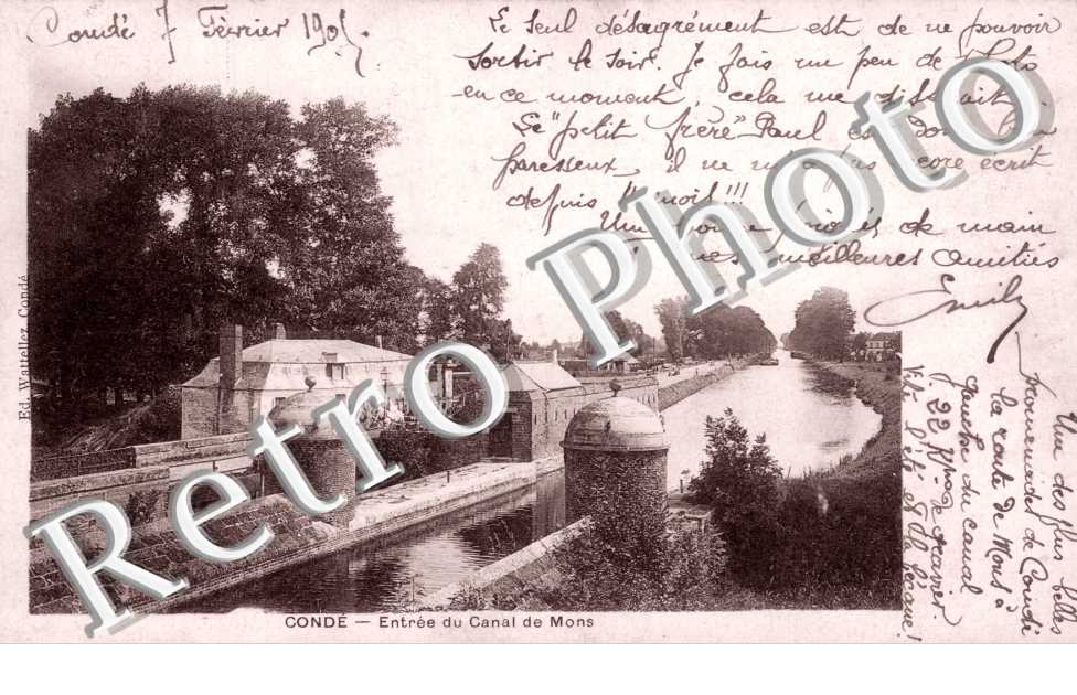 Entree du canal de Mons