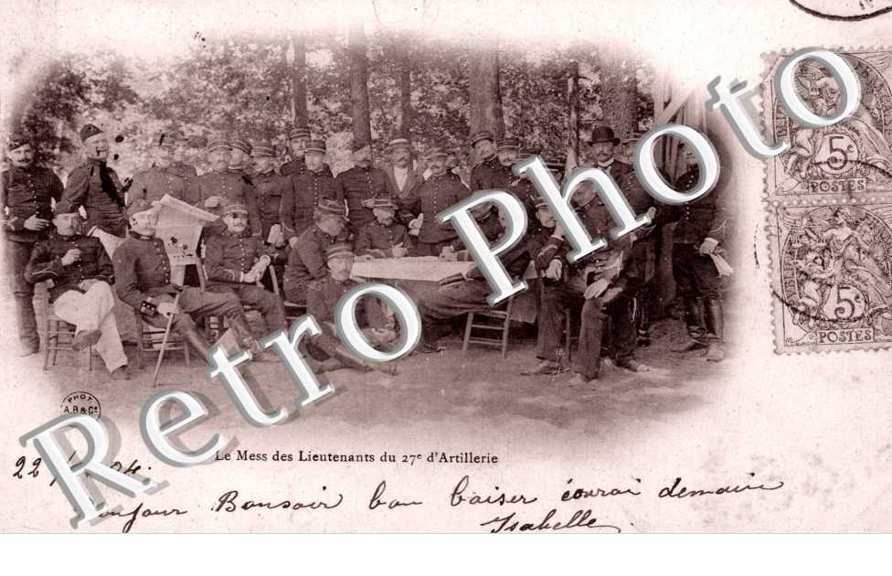 le mess des Lieutenants du 27eme d&#039;Artillerie