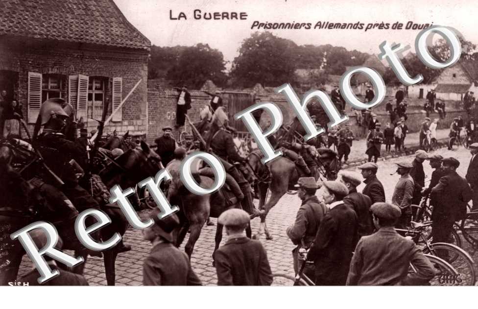prisonniers allemands pres de Douai