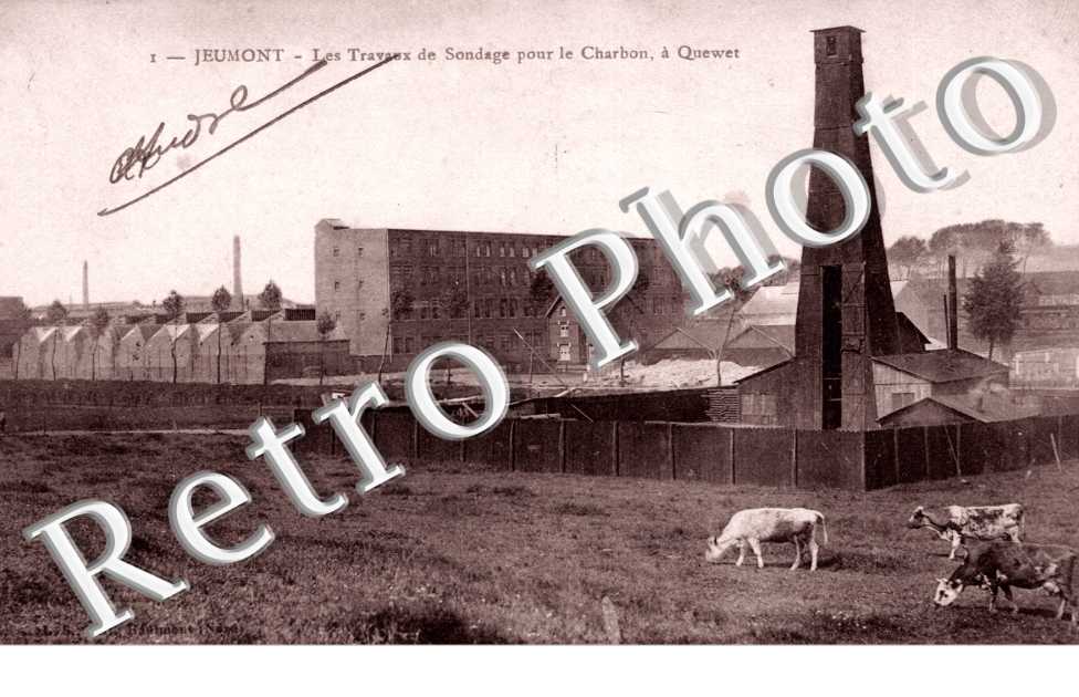 les travaux de sondage pour le charbon, a, Quewet