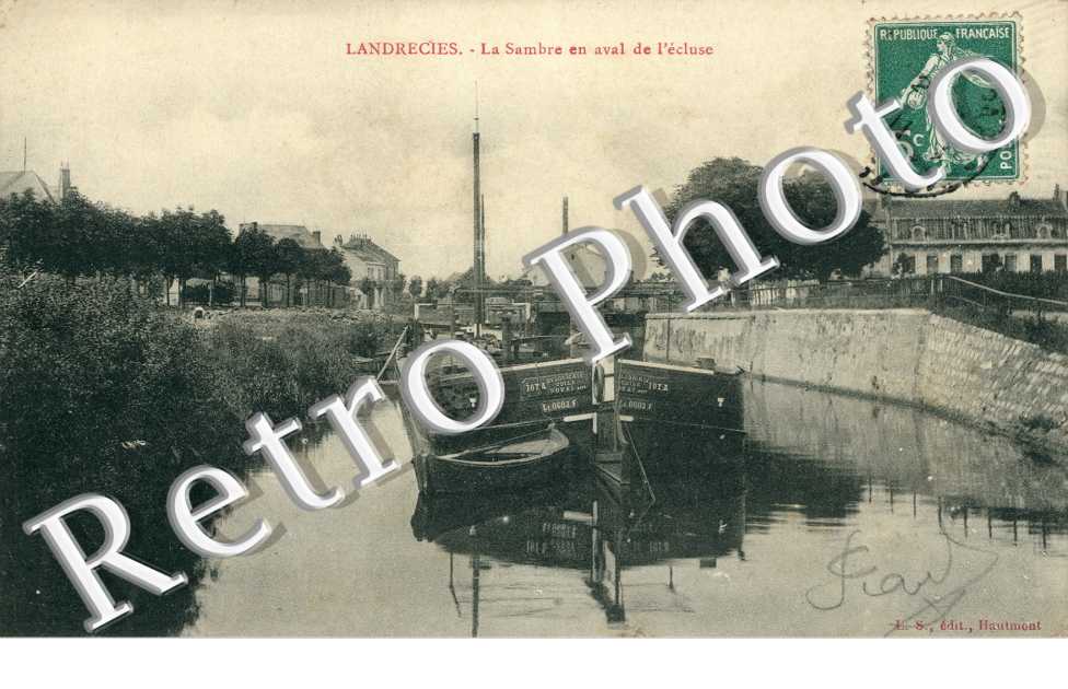 La Sambre et une belle peniche