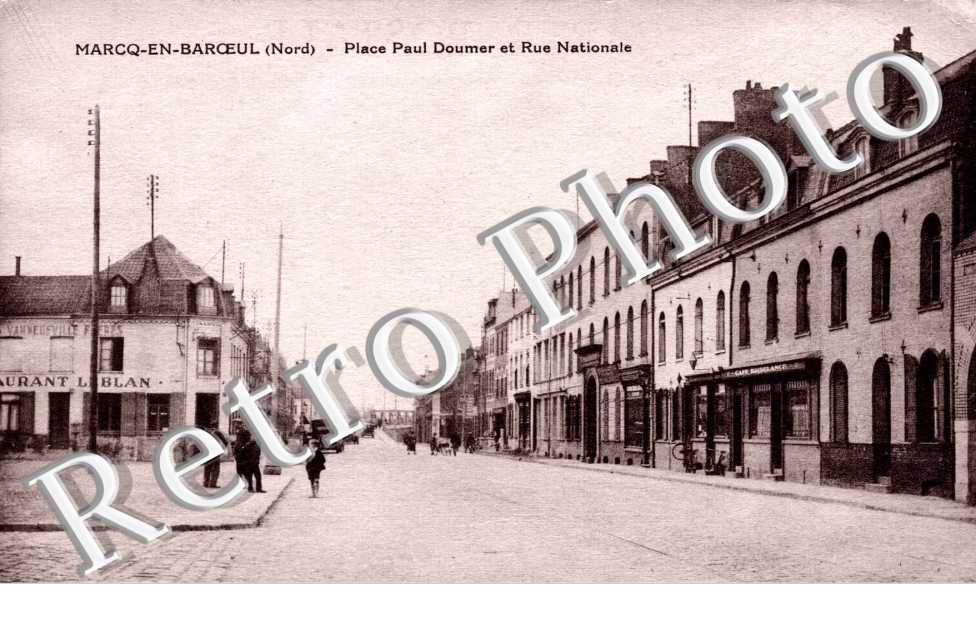 Place Paul Doumer et rue nationale