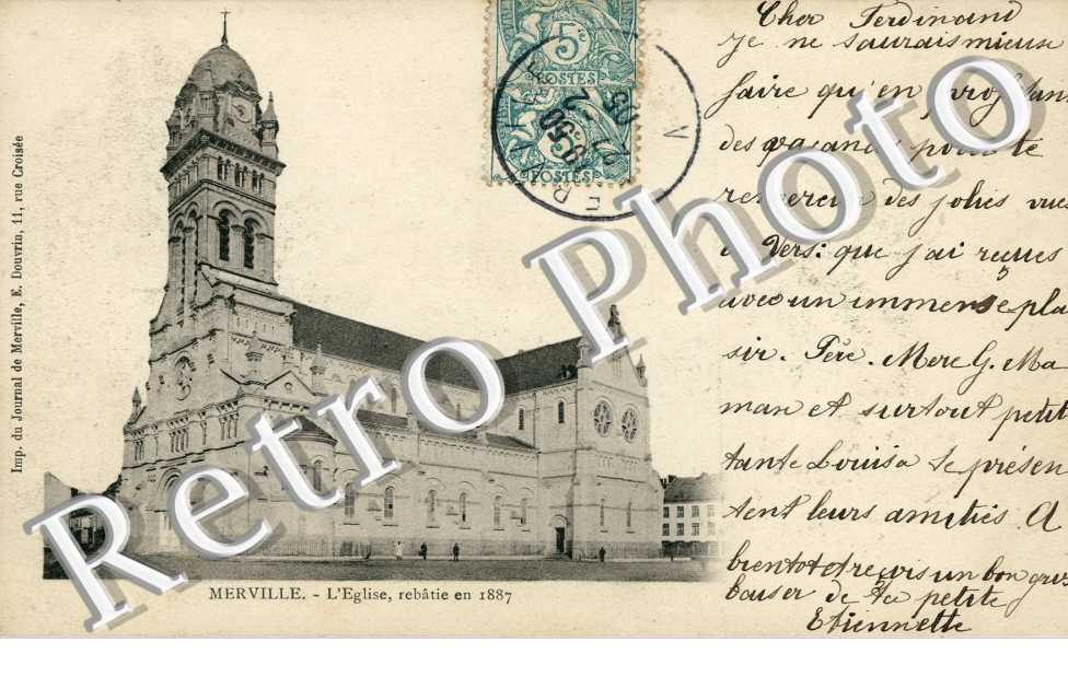 Eglise rebatie en 1887