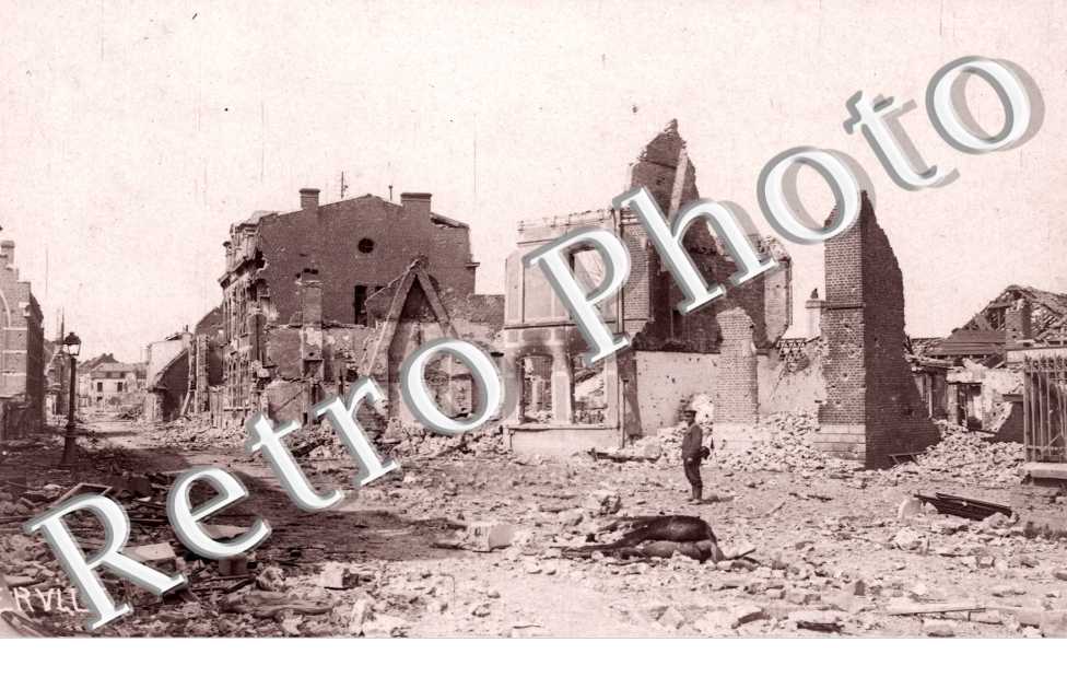 Les ruines en 1919