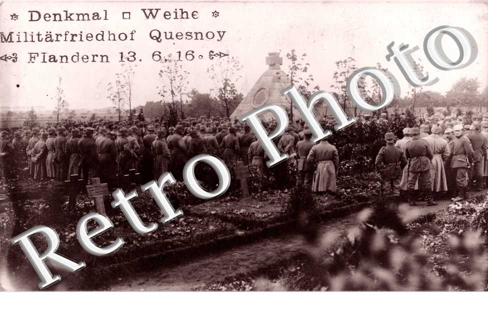 Cimetiere militaire en 1916