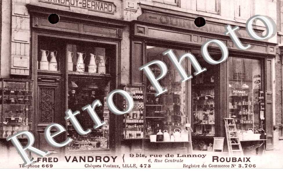 Quincaillerie Alfred Vandroy, Rue de Lannoy