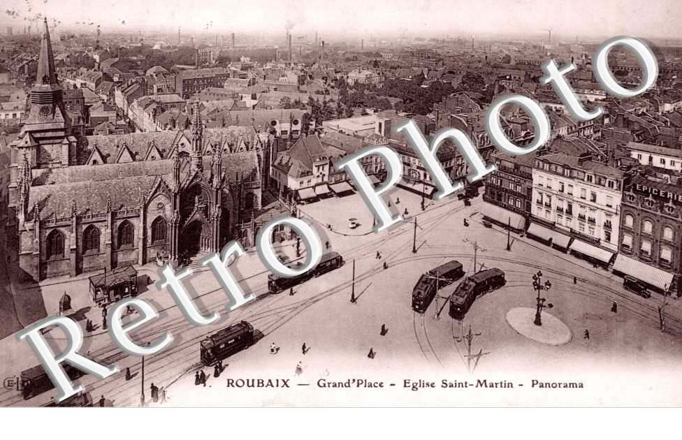 Grand&#039;Place, Eglise Saint Martin, Panorama