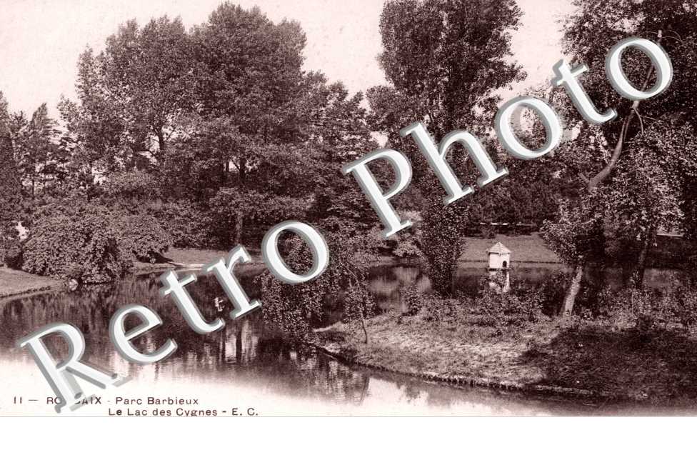 parc Barbieux - le lac des cygnes