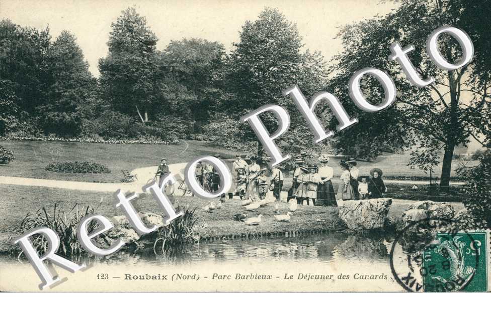 Parc Barbieux -  dejeuner des canards