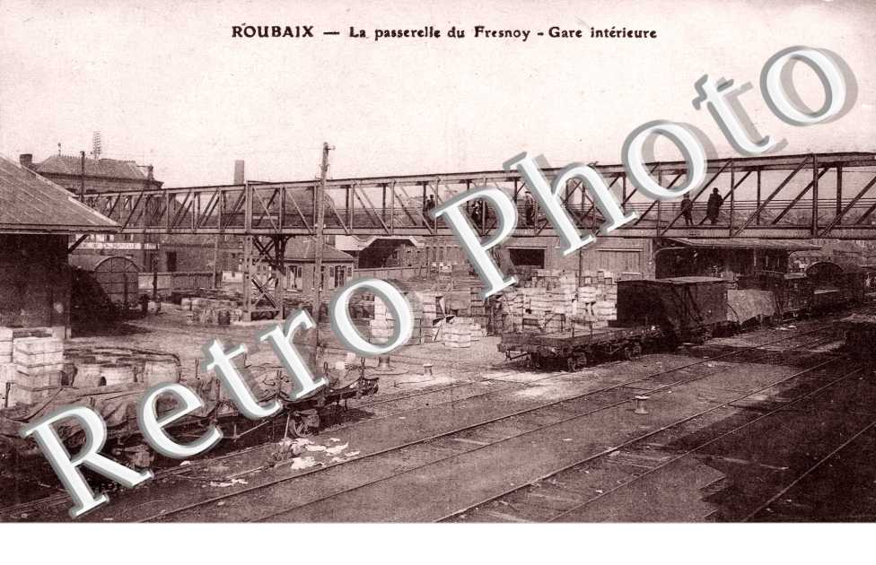Passerelle du Fresnoy, gare interieure