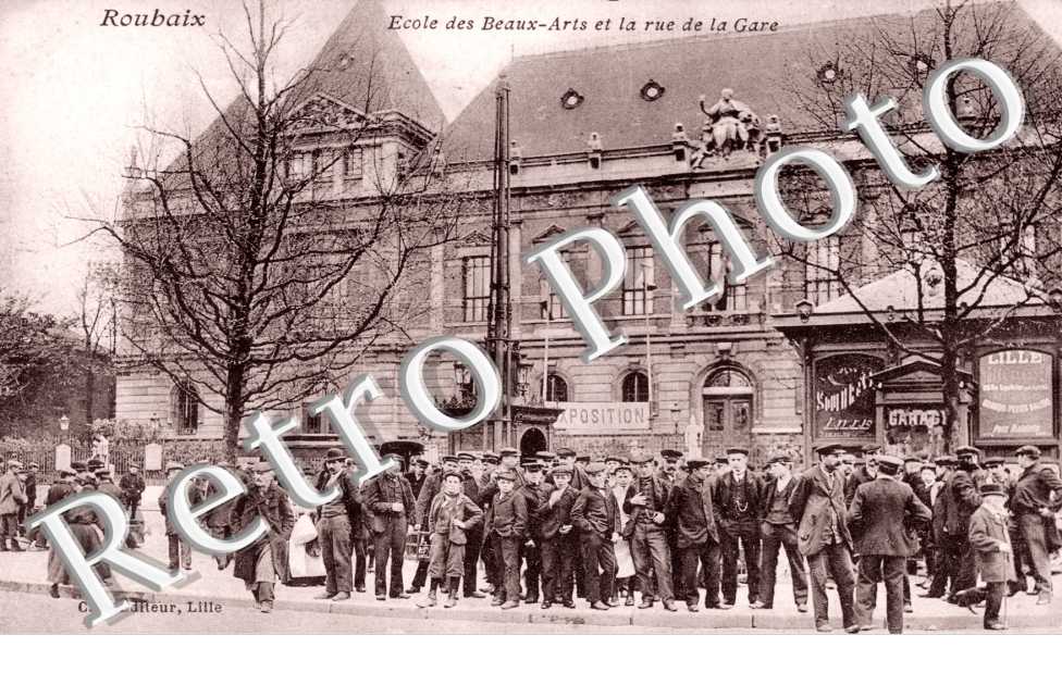 Ecole des Beaux-Arts et la Rue de la Gare
