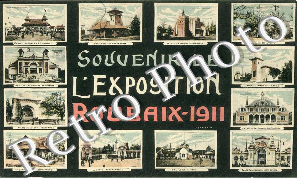 souvenir de l'exposition internationale du Nord de la France 1911