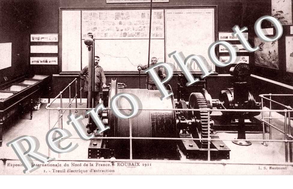 Exposition Internationale du Nord de la France, Treuil electrique d&#039;extraction