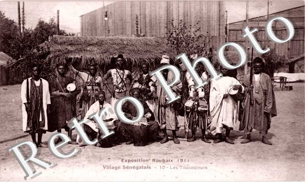Exposition internationale 1911 - Village Senegalais - Les toucouleurs