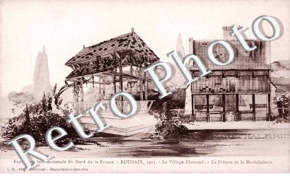 Exposition Internationale du Nord de la France - le village Flamand