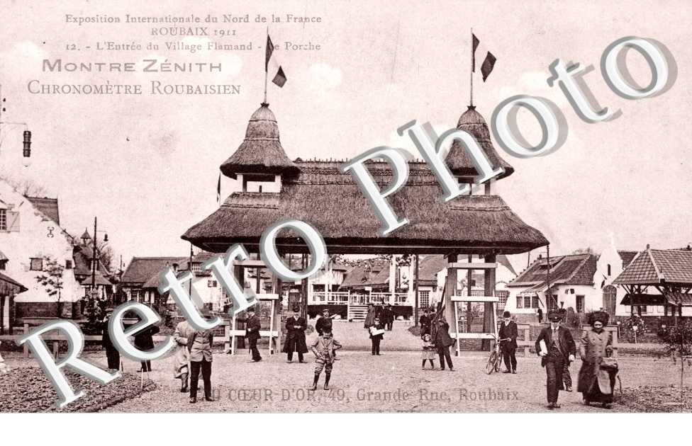 Exposition Internationale du Nord de la France - Entree du village Flamand