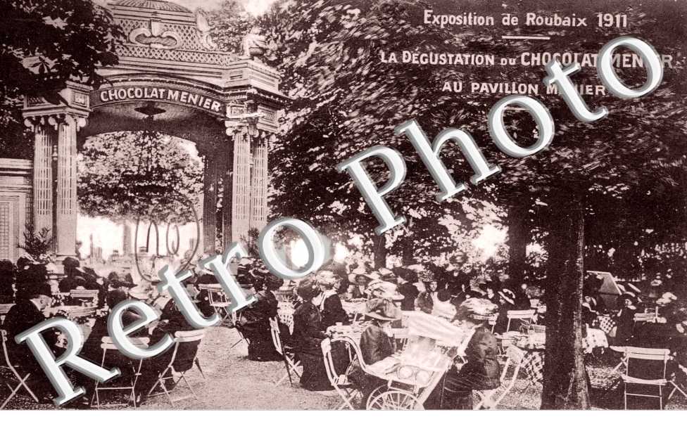 Exposition 1911 - degustation du chocolat Meunier