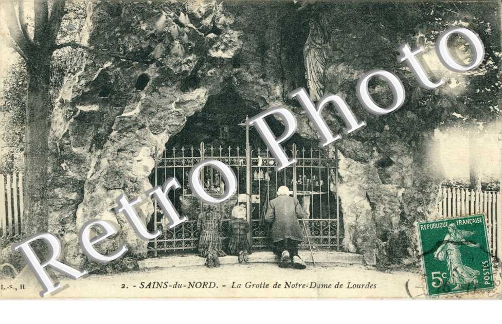 la grotte de Notre Dame de Lourdes