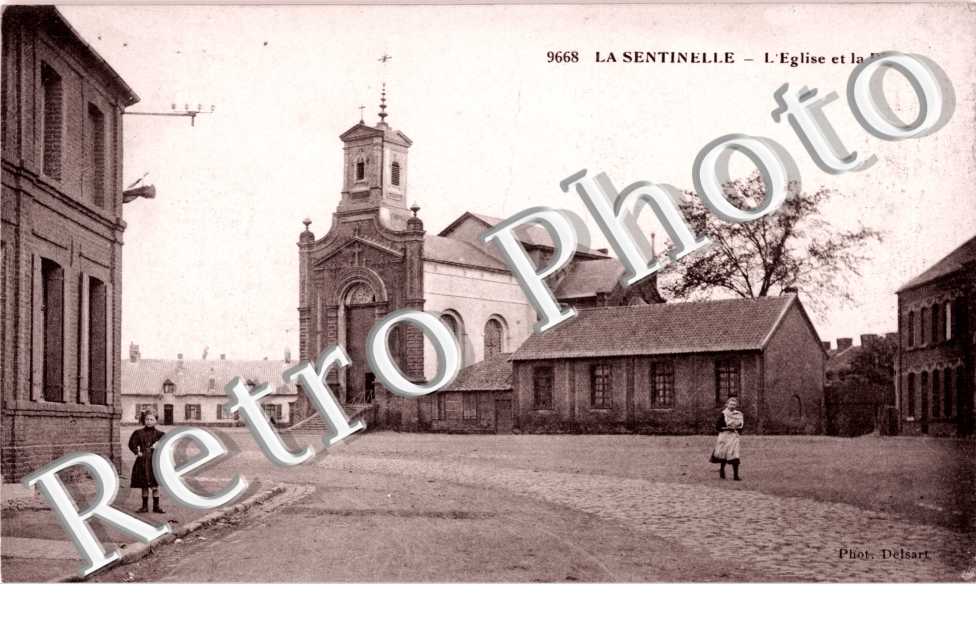 Eglise et la place