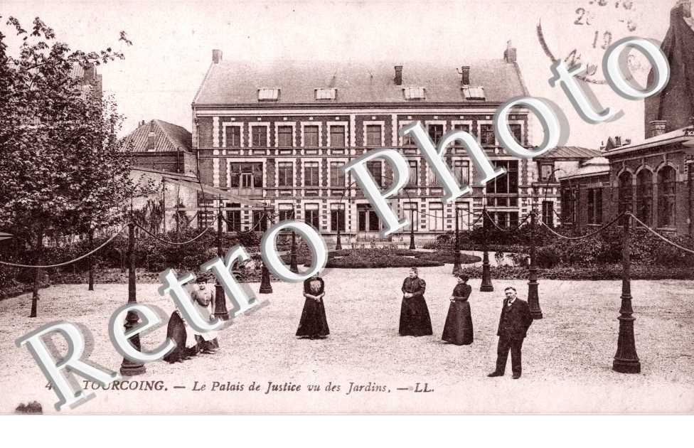 le palais de Justice vu des Jardins