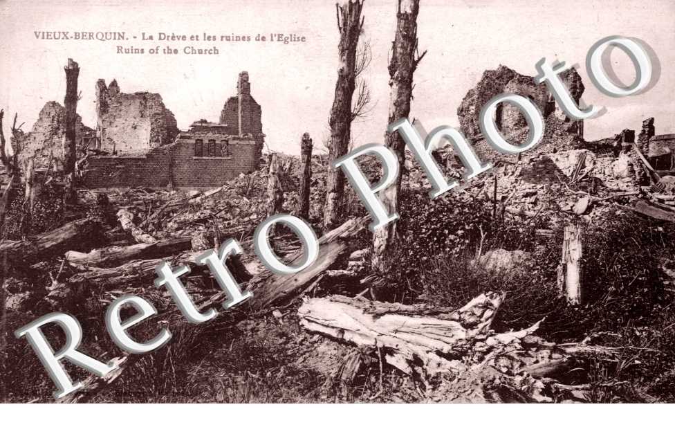 La dreve et les ruines de l&#039;eglise