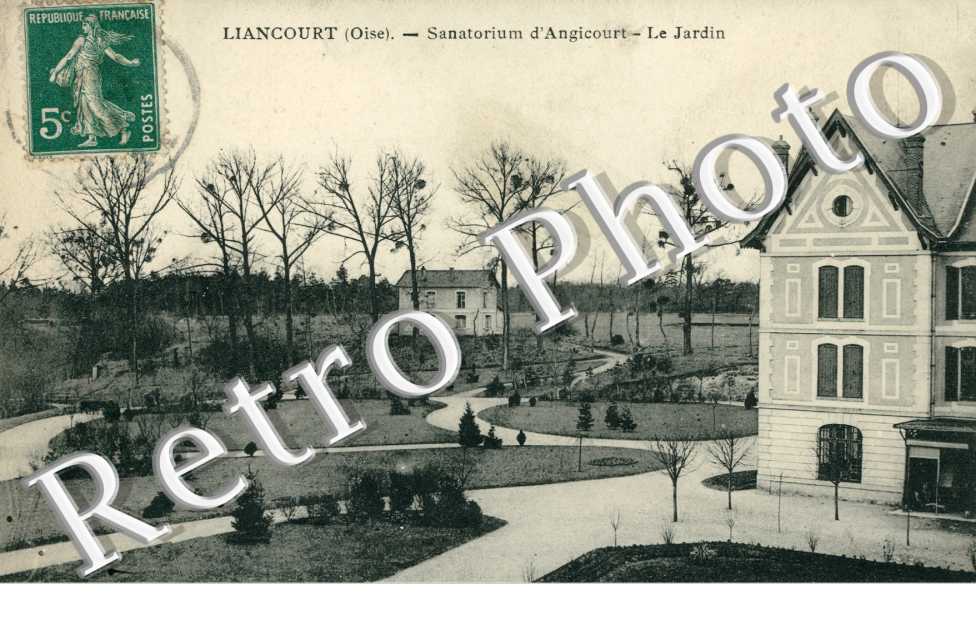 Sanatorium d'Angicourt - le jardin