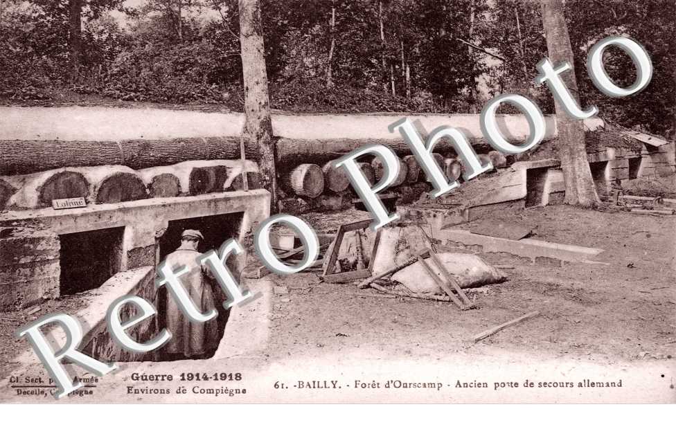 Foret d'Ourscamp, Ancien poste de secours allemand