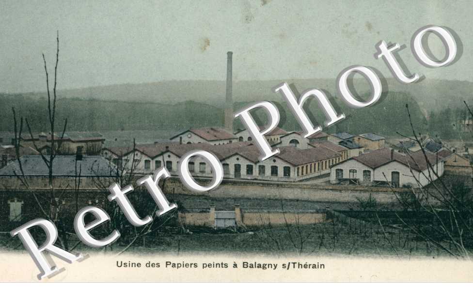 usines des Papiers peints a Balagny