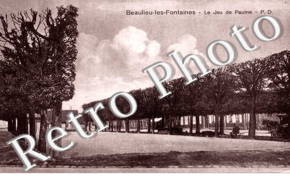 le jeu de paume Felpostkarte