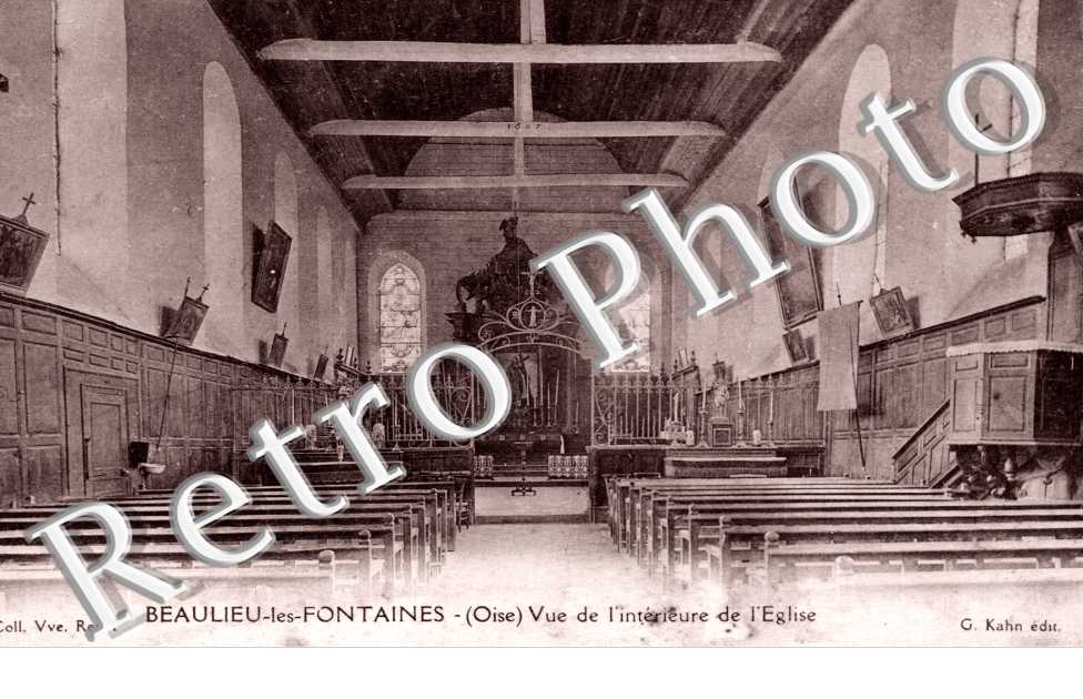 Vue de l'Interieur de l'Eglise