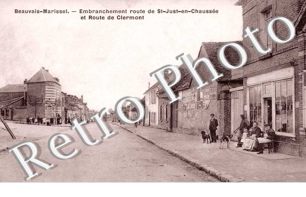 MARISSEL Embranchement Route de St Just en Chaussee et Route de Clermont