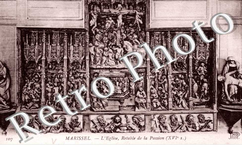 marissel - l'Eglise, retable de la Passion