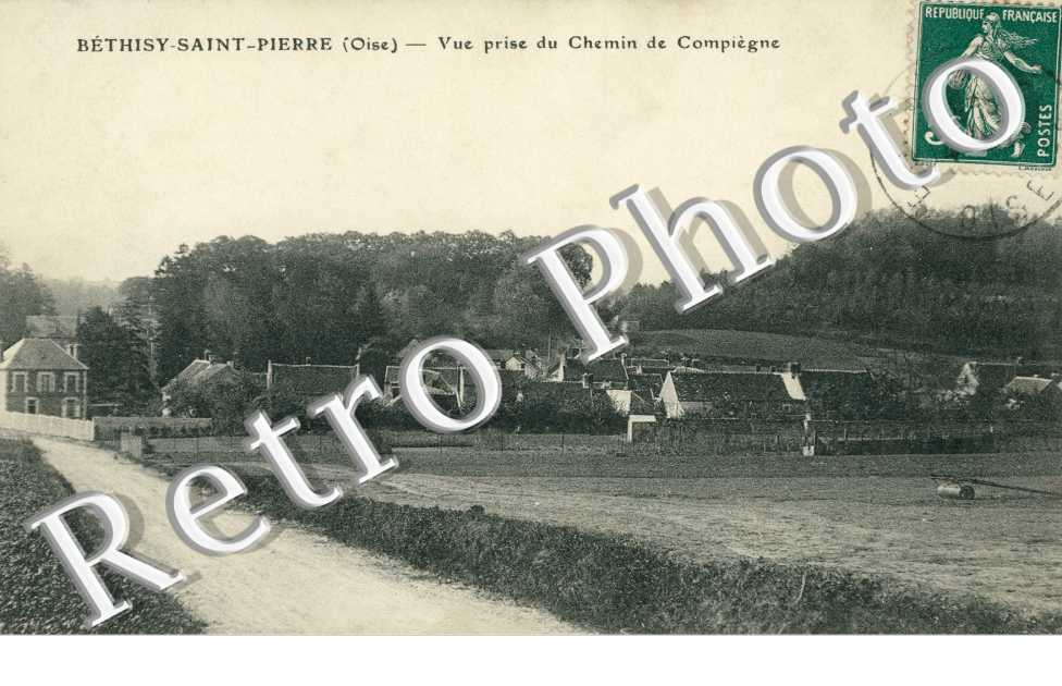 Vue prise du chemin de Compiegne