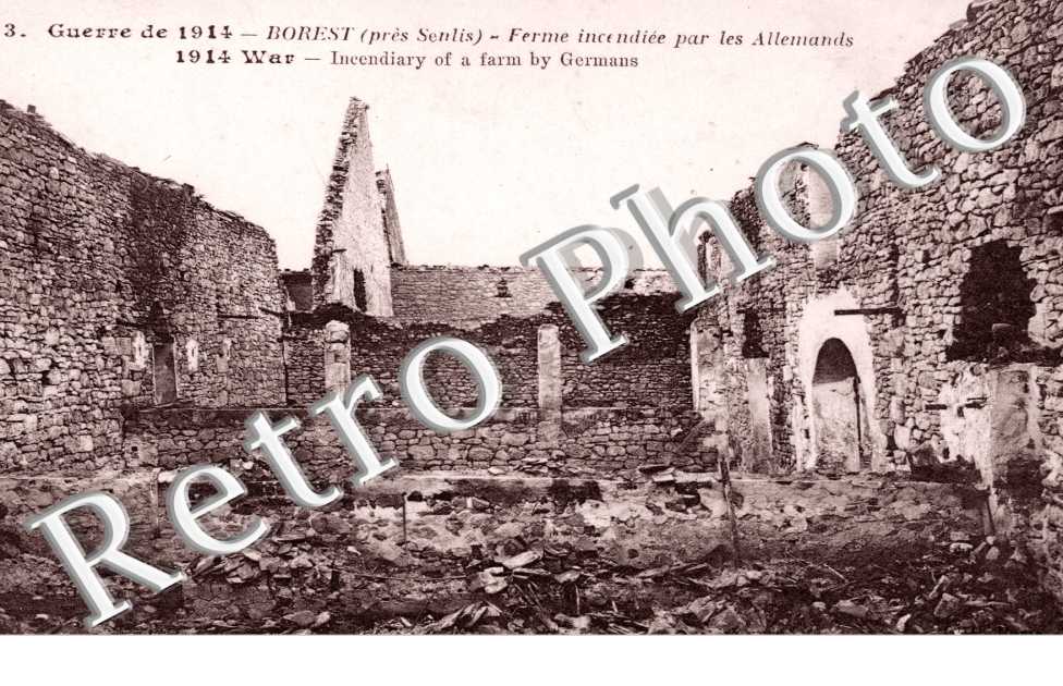 Ferme incendiée par les allemands