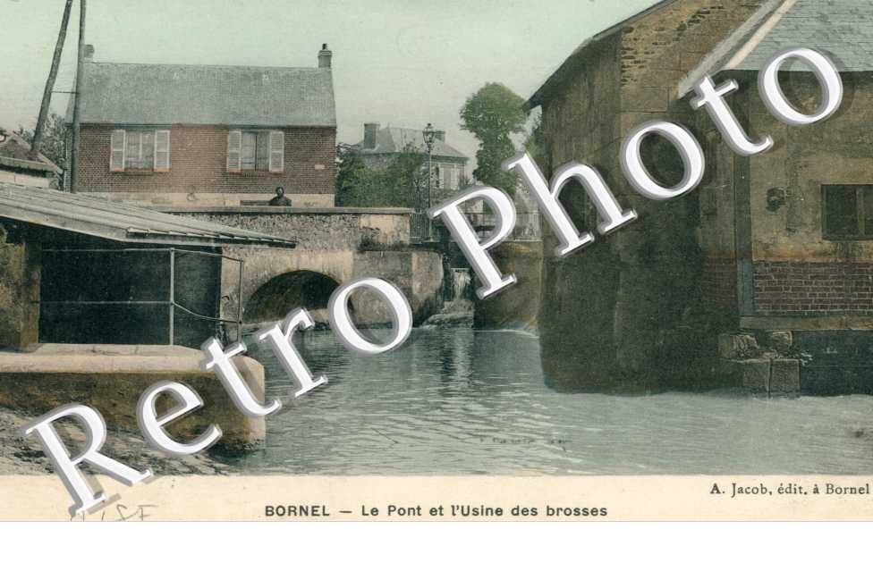 le pont et l&#039;usine de brosses