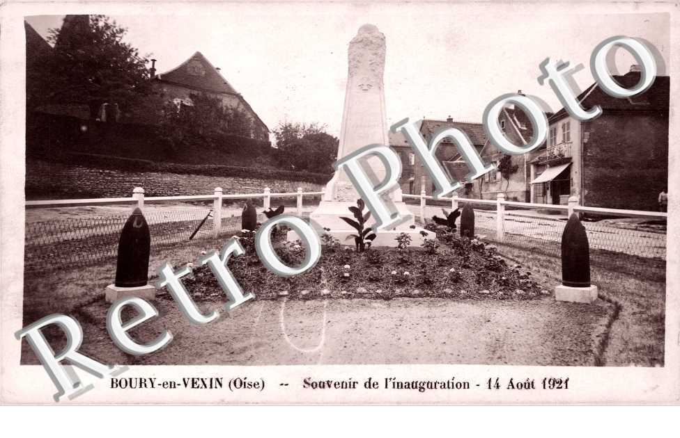Souvenir de l'inauguration 14 aout 1921