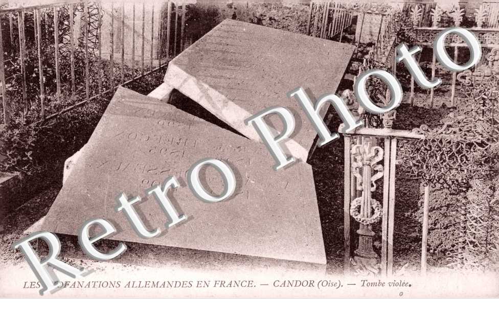 Tombes Violées par les allemands
