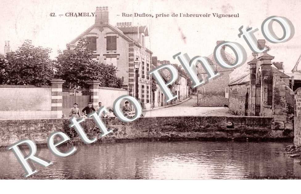 Rue Duflos prise de l'abreuvoir Vigneseul