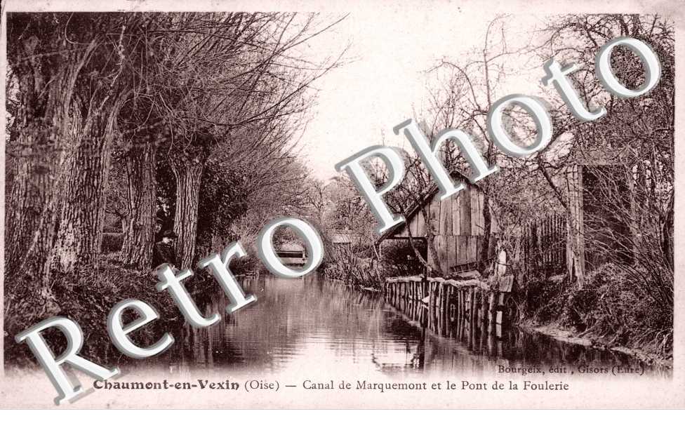 Canal de Marquemont et le Pont de la Foulerie