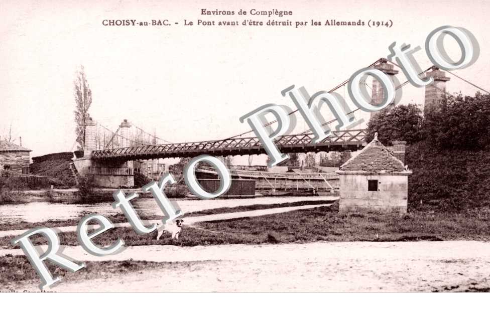 Le Pont avant destruction par les Allemands