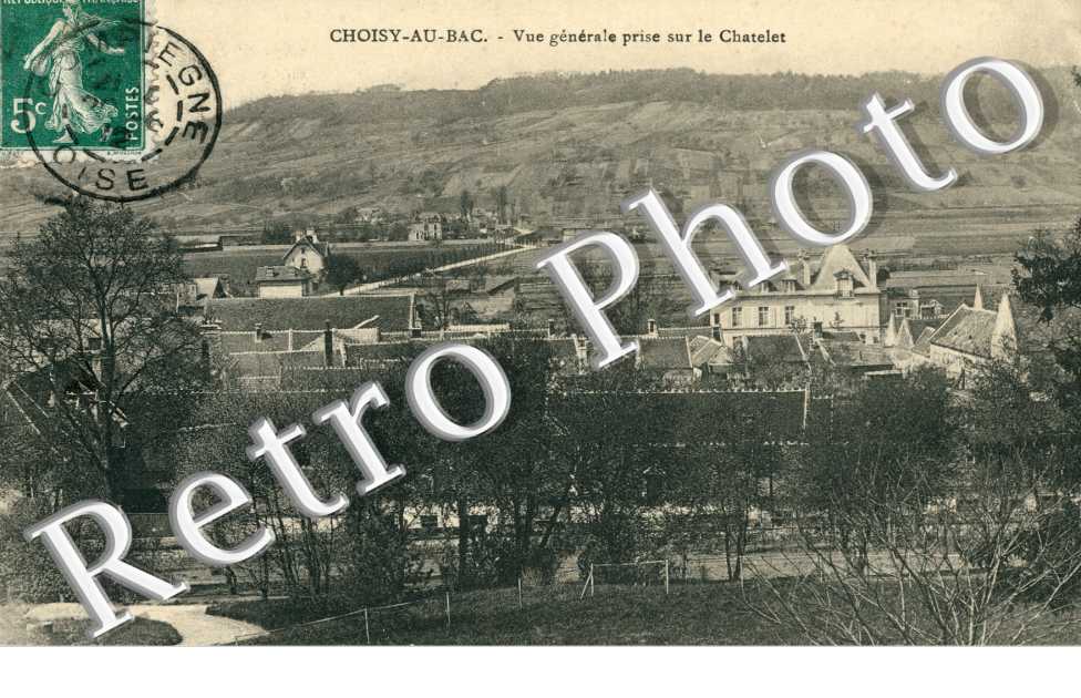 Vue generale prise sur le Chatelet