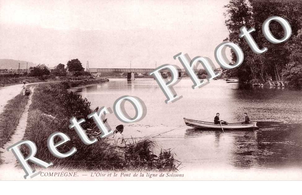 L'Oise et le Pont de la ligne de Soissons