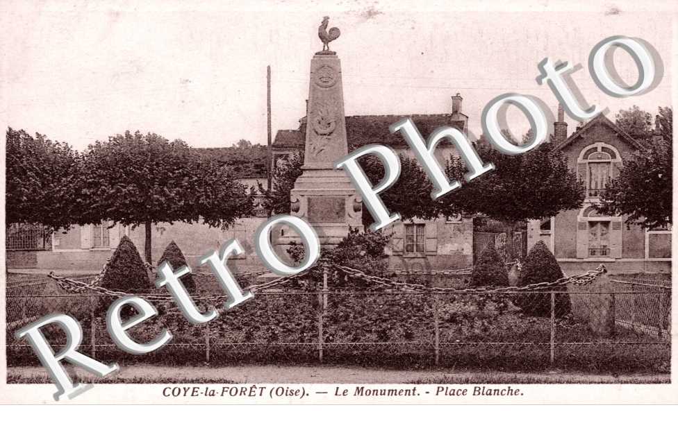 Coye-la-Foret, le Monument, Place Blanche