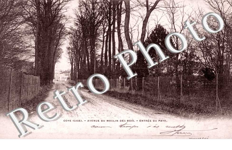 Coye-la-Foret, Avenue du Moulin des Bois, Entree du Pays