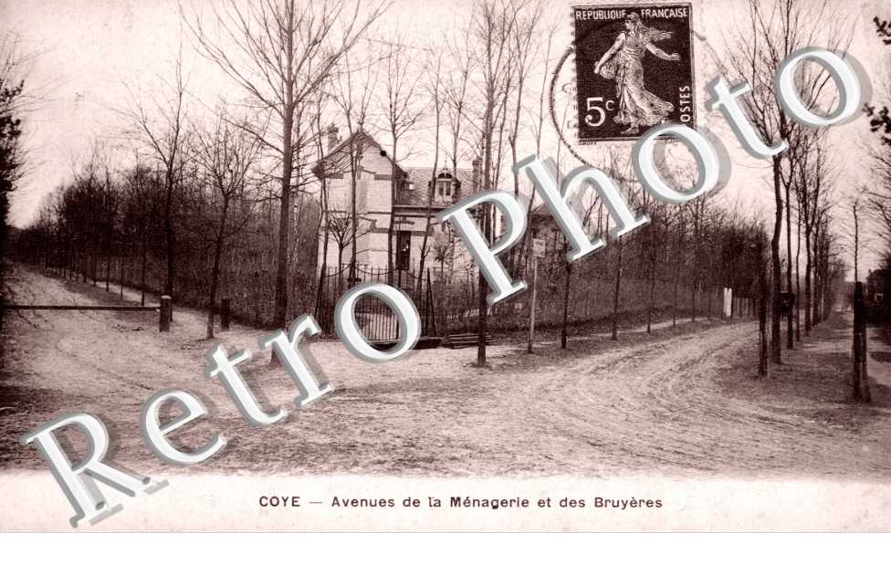 Coye-la-Foret, Avenue de la Menagerie et des Bruyeres